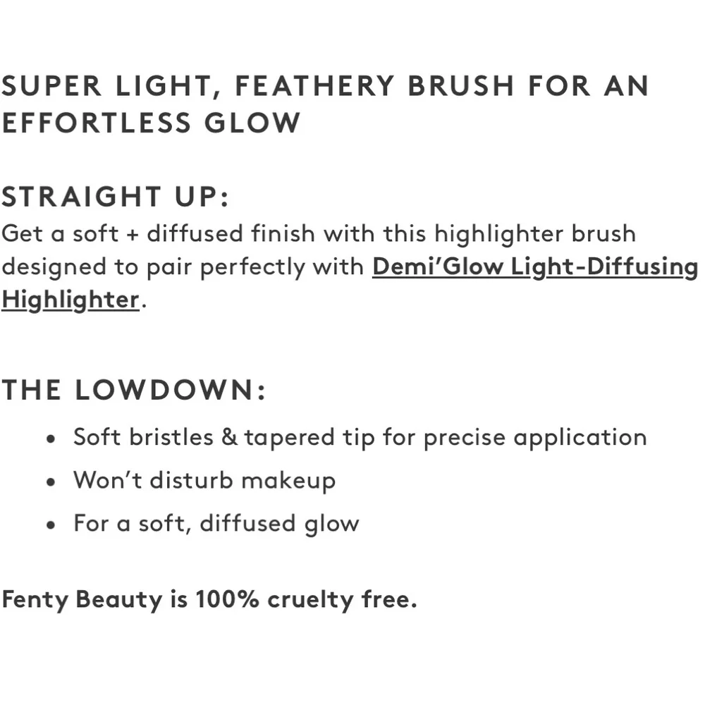 Fenty Beauty Highlighter Brush 135